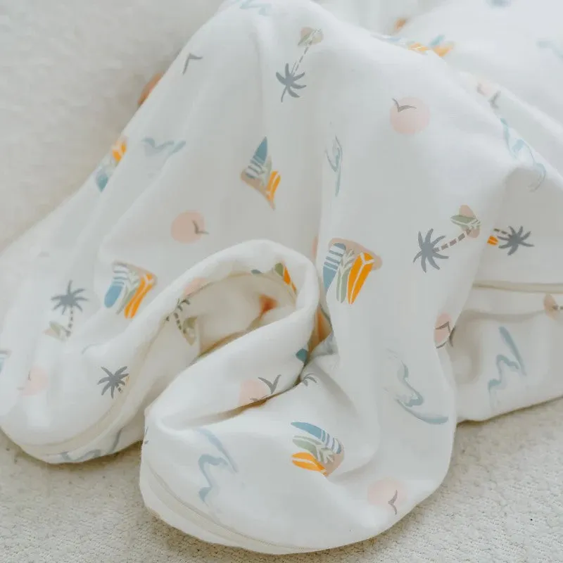 Removable Long Sleeve Sleep Bag 1.0 TOG - Pastel Waves