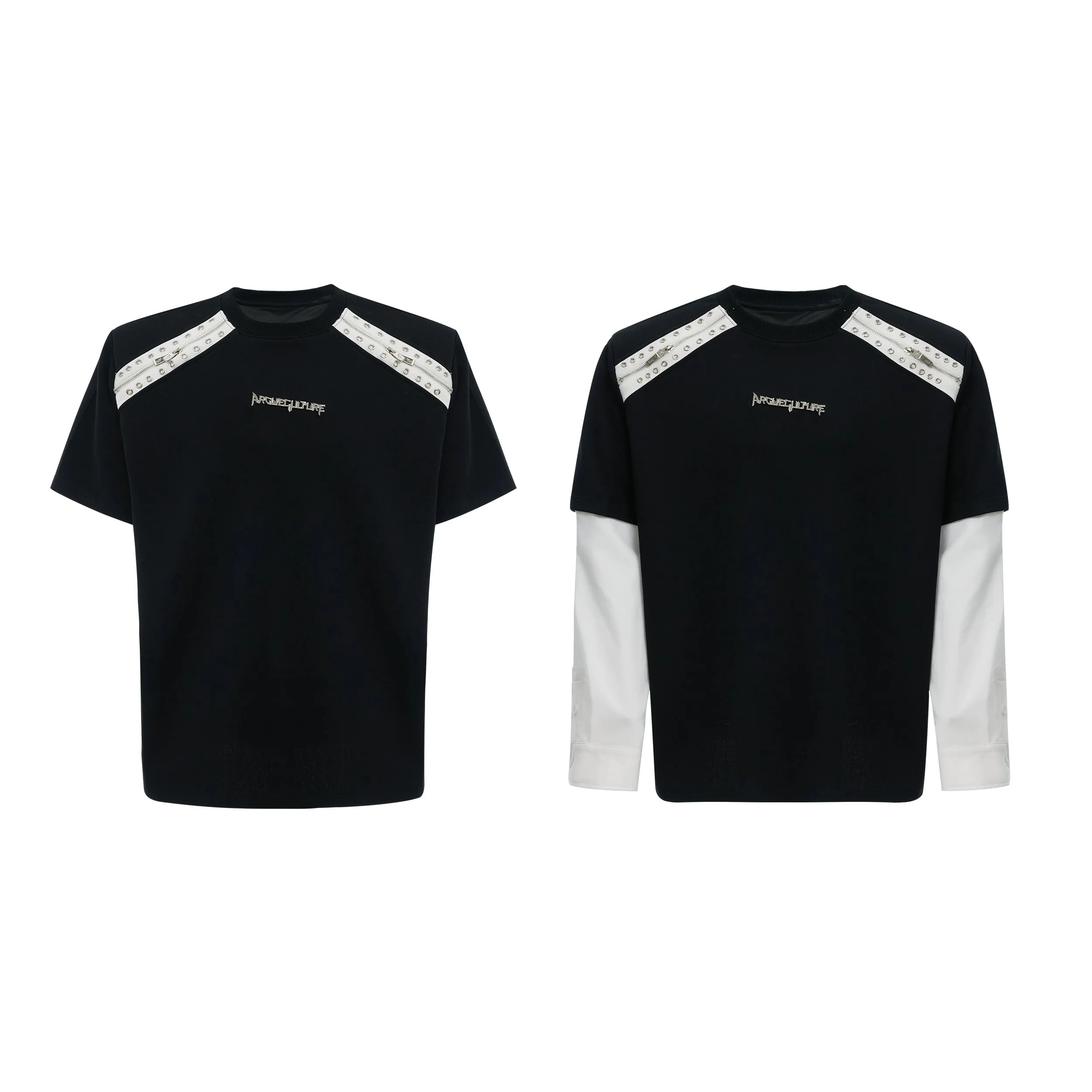 Removable Sleeve Deconstructed T-shirt