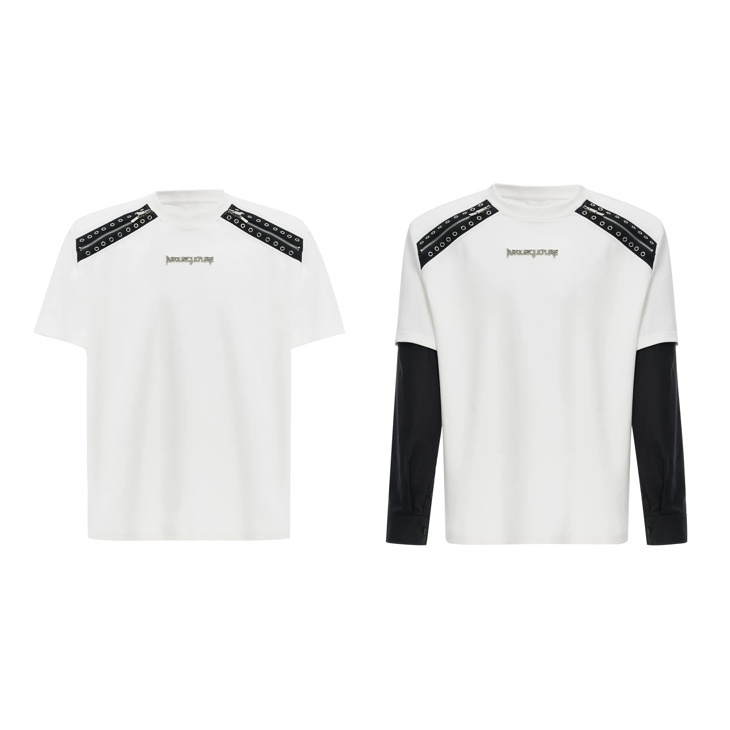 Removable Sleeve Deconstructed T-shirt
