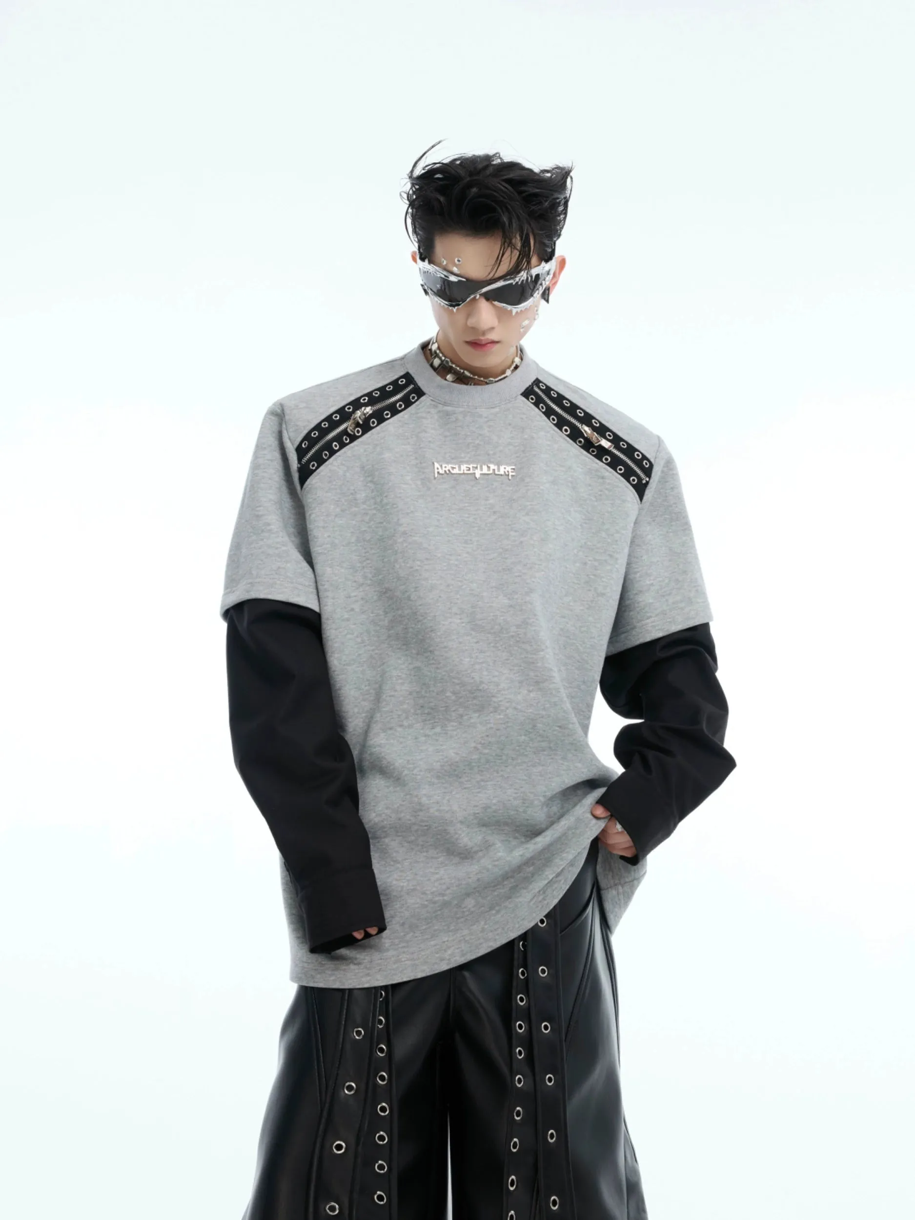 Removable Sleeve Deconstructed T-shirt