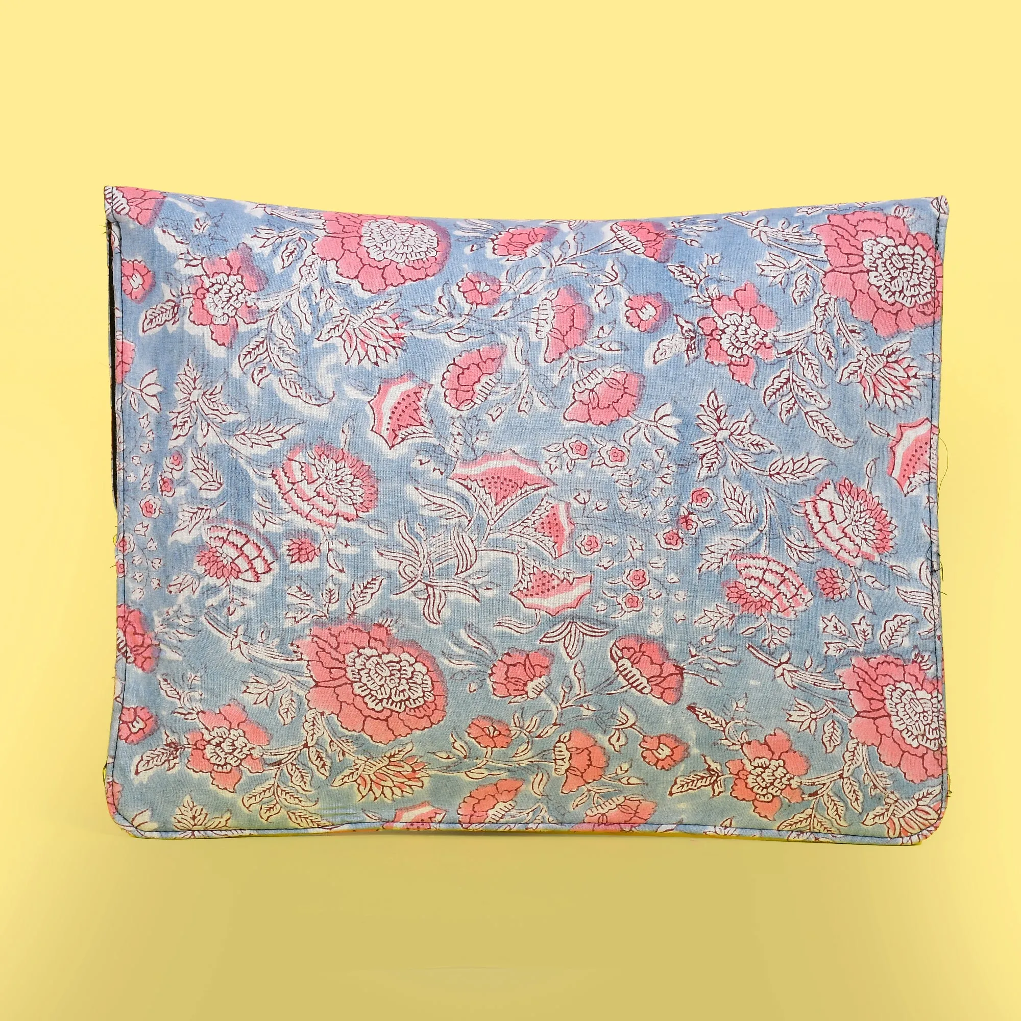 RENEE BLUE HAND BLOCK PRINTED LAPTOP SLEEVE