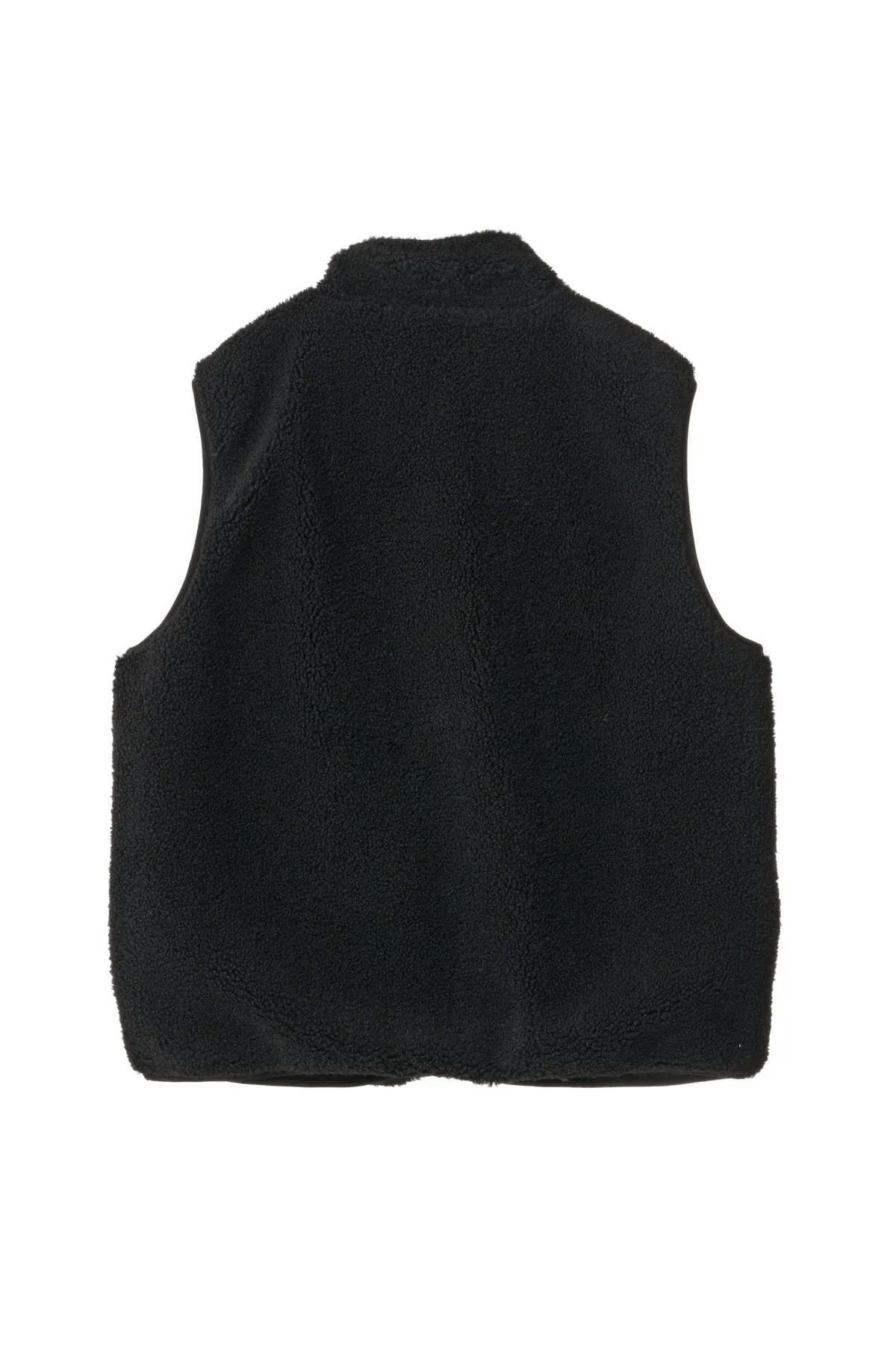 REVERSIBLE SHERPA VEST - BLACK