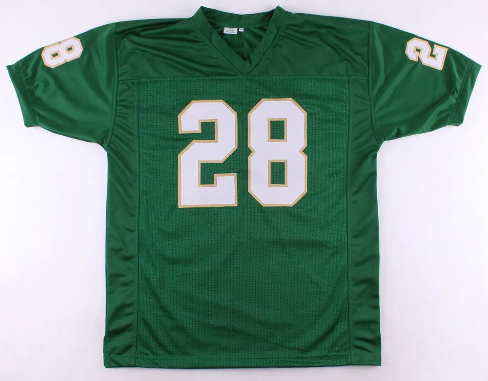 Rocky Bleier Signed Notre Dame Fighting Irish Jersey Inscribed Play Like A Champ