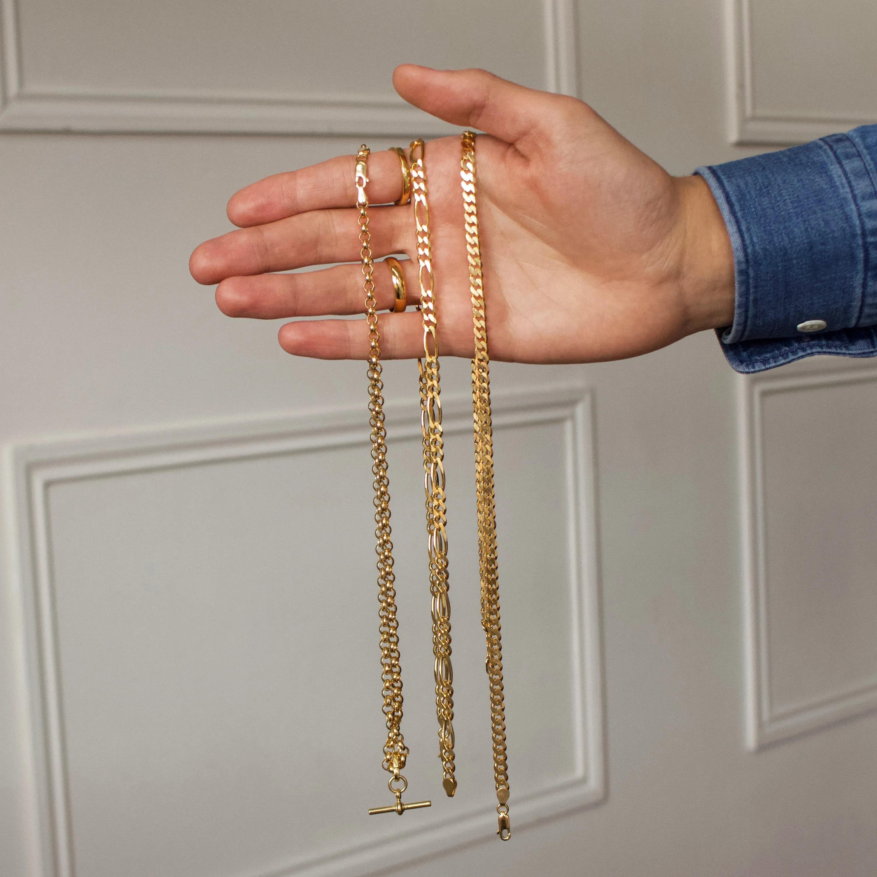 Rolo Chain with T-Bar