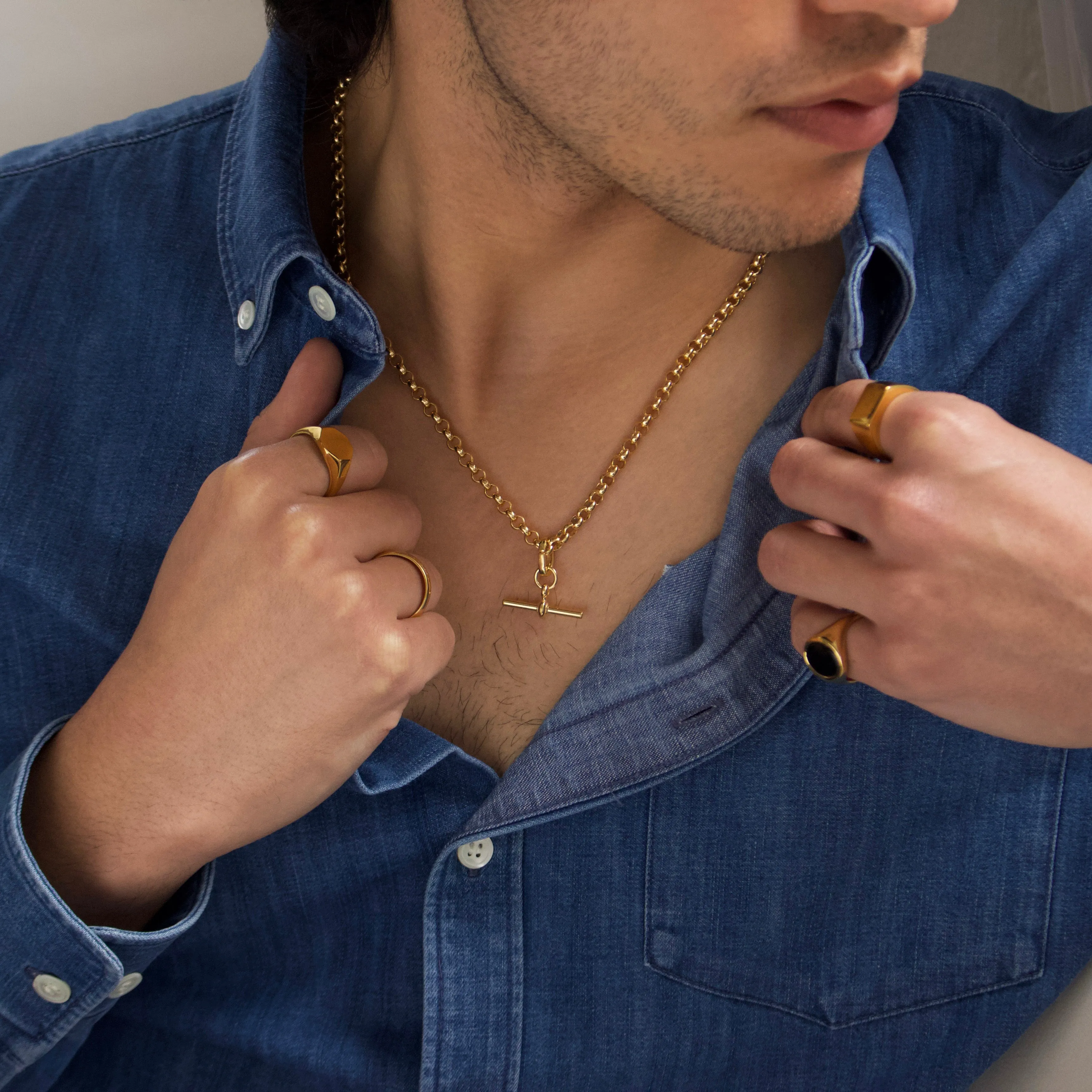 Rolo Chain with T-Bar