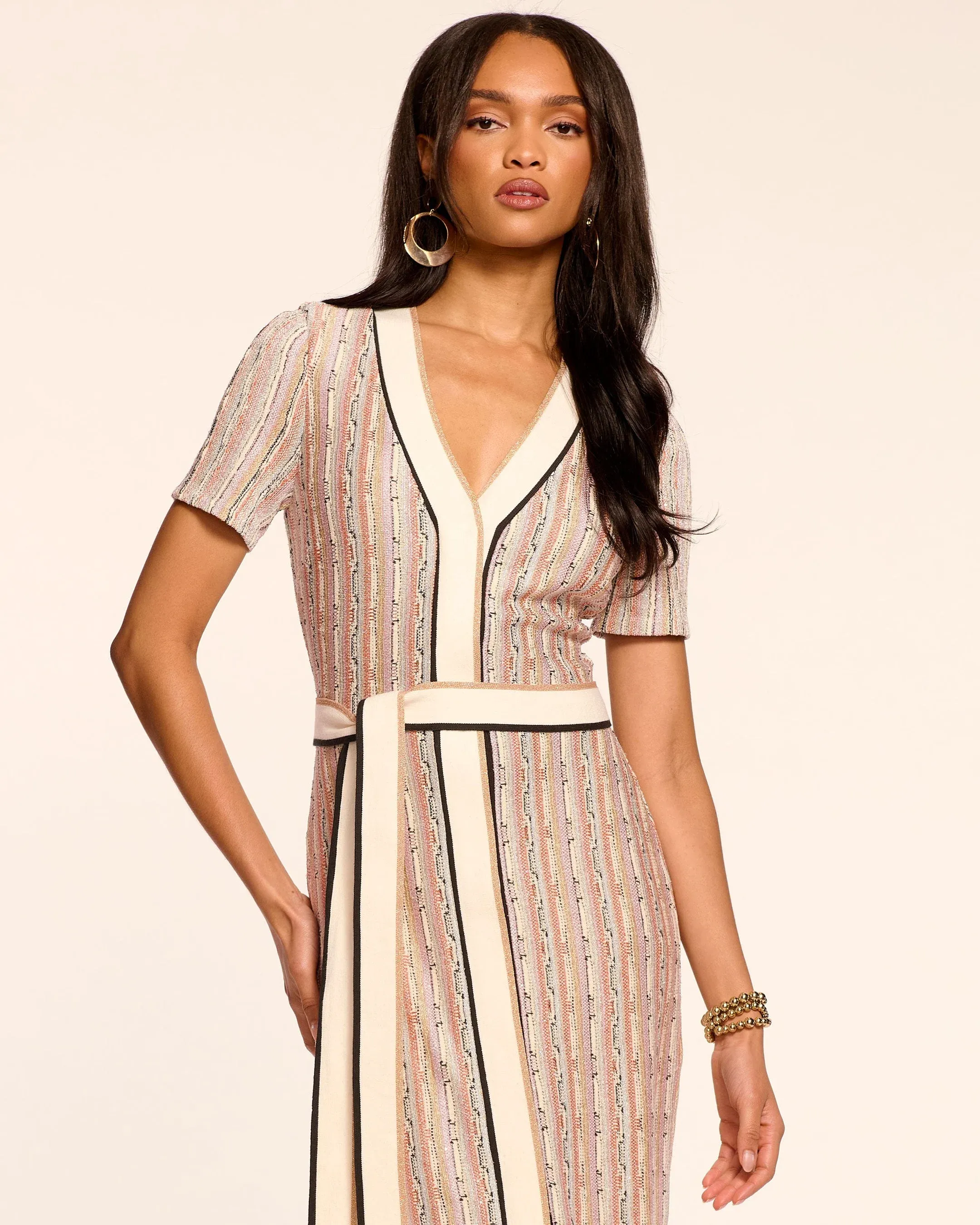 RONDA DRESS IN SILVER SEQUIN