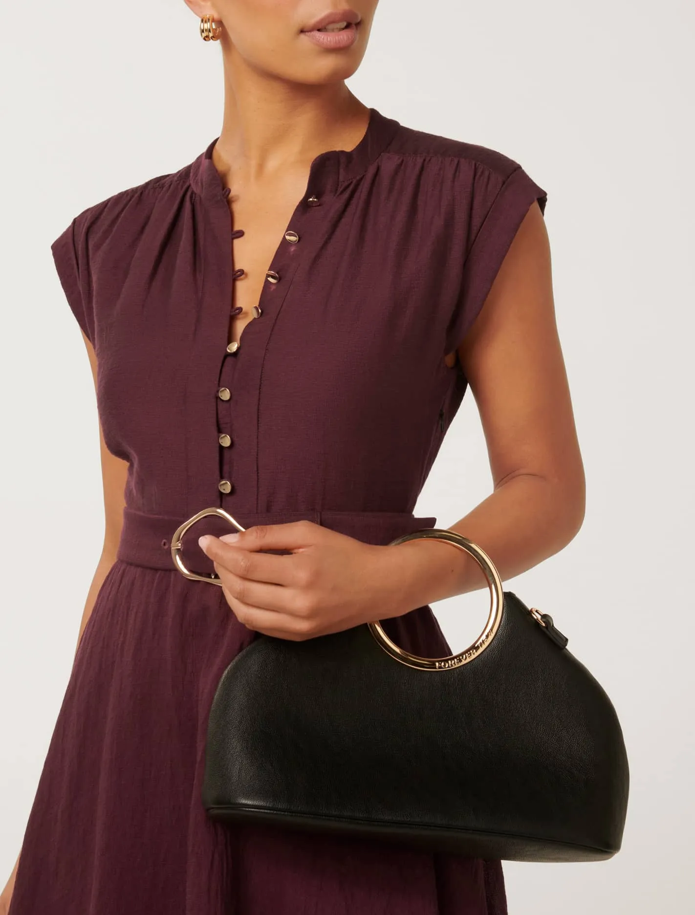 Rory Round Handle Clutch - Signature