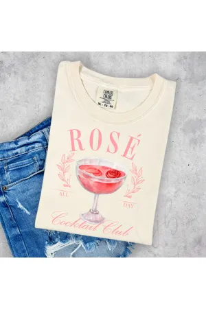 Rosé Cocktail Club Comfort Colors T-Shirt