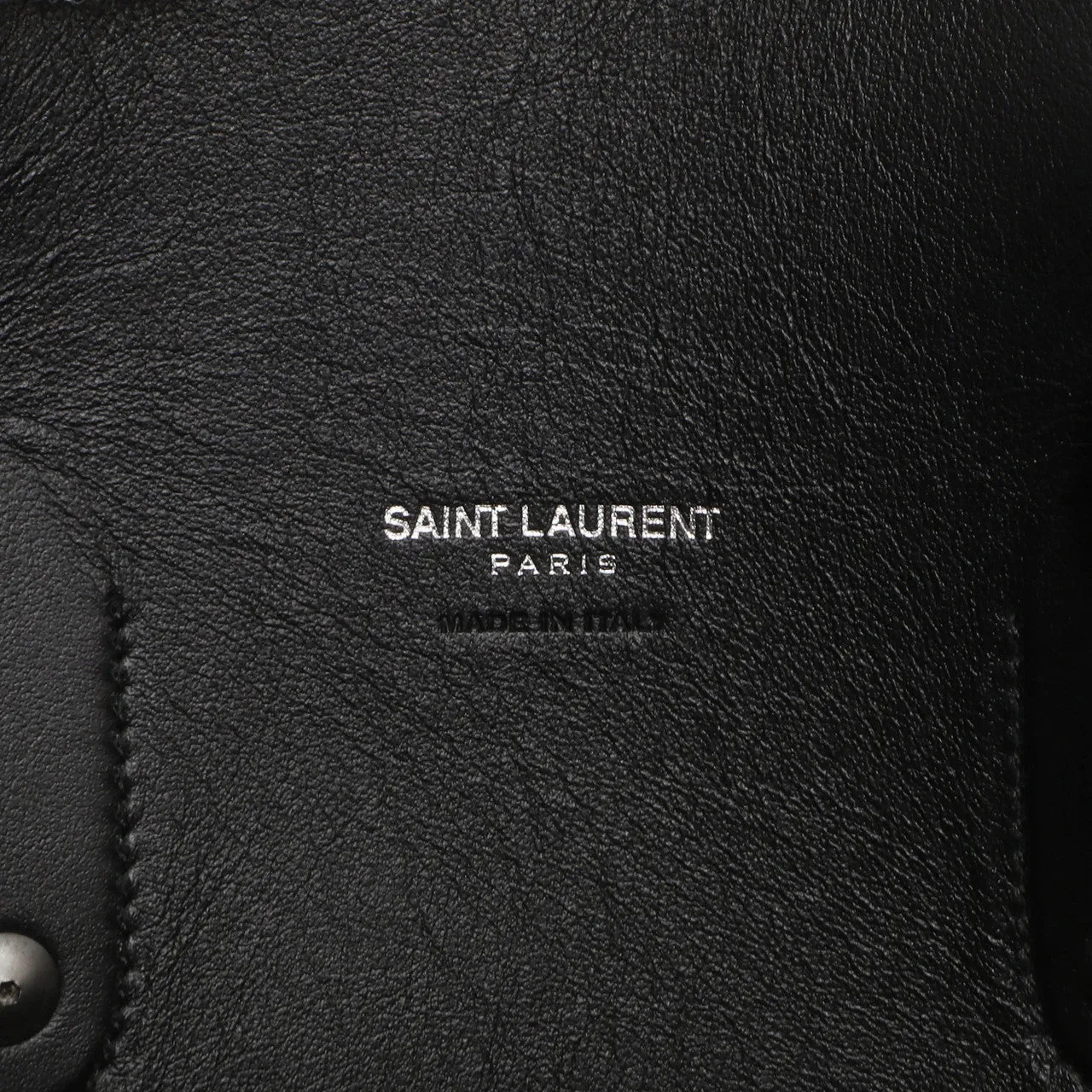 Saint Laurent White Calfskin Small Sac De  Jour