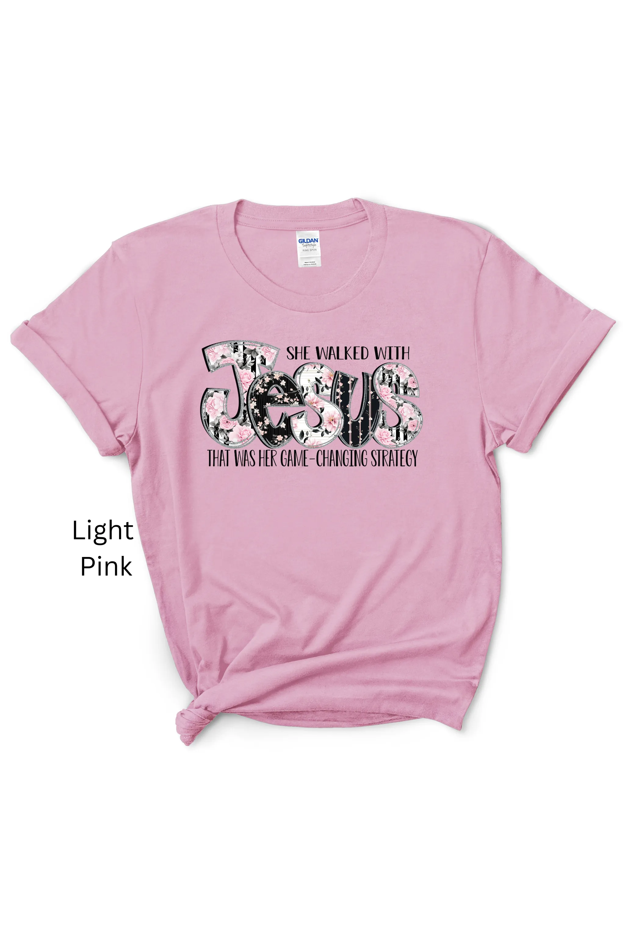 She Walked with Jesus Comfort Colors T-Shirt