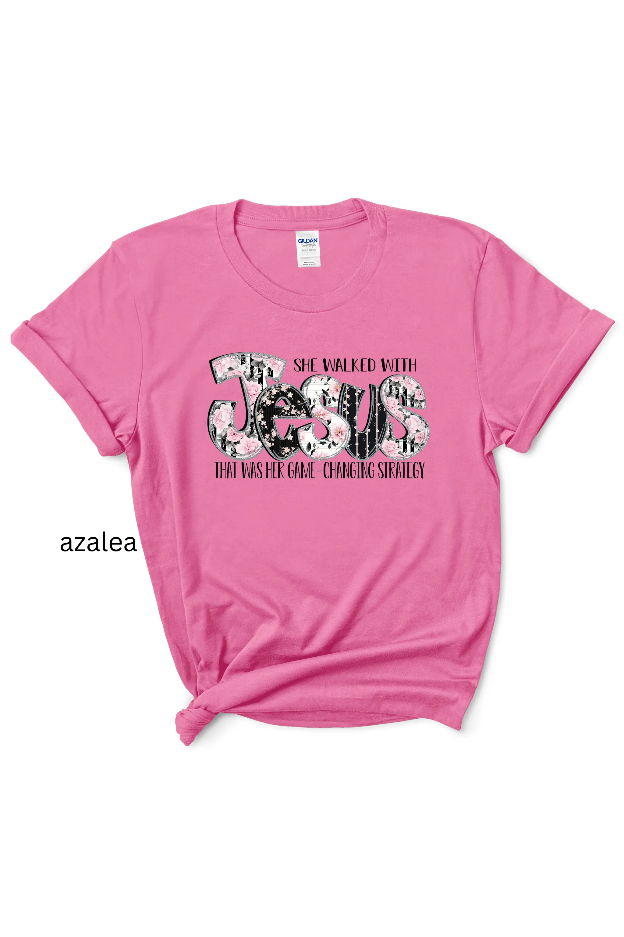 She Walked with Jesus Comfort Colors T-Shirt