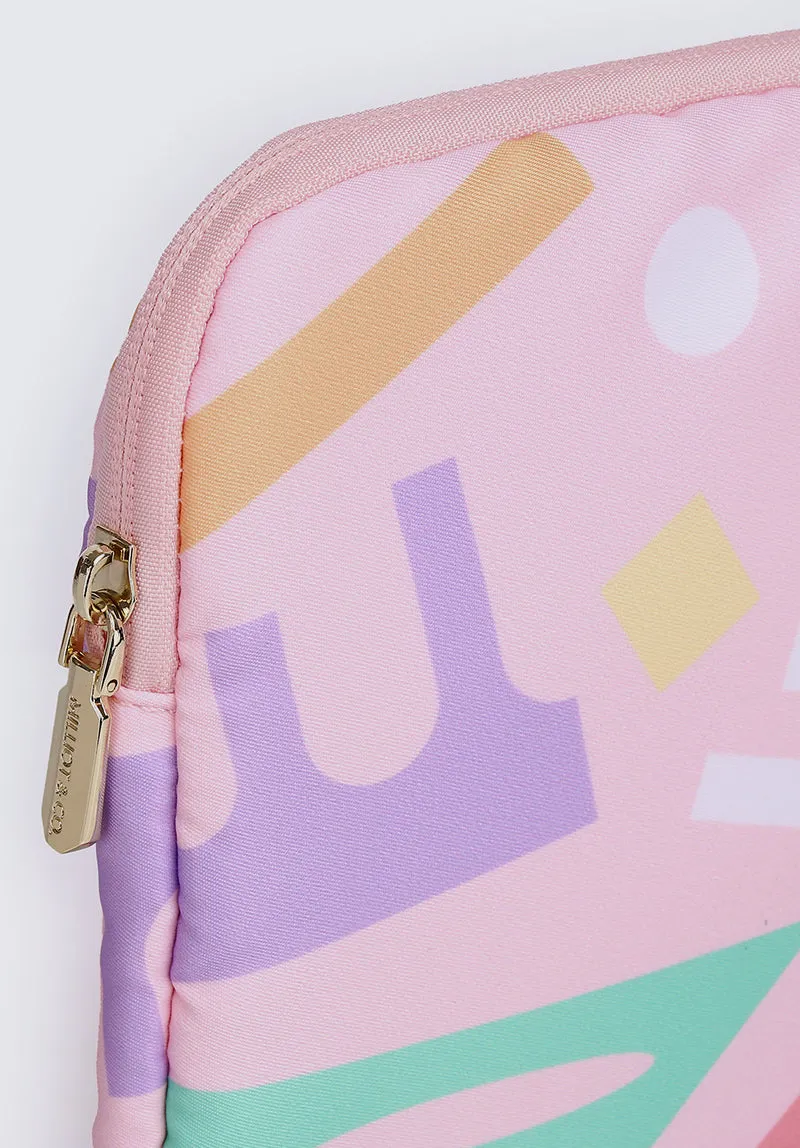 Sherwan Rozan x Milliot & Co. 14 Inch Laptop Sleeves (Pink)