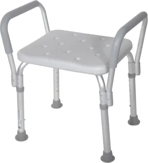 Shower Bench with Removable Padded Arms