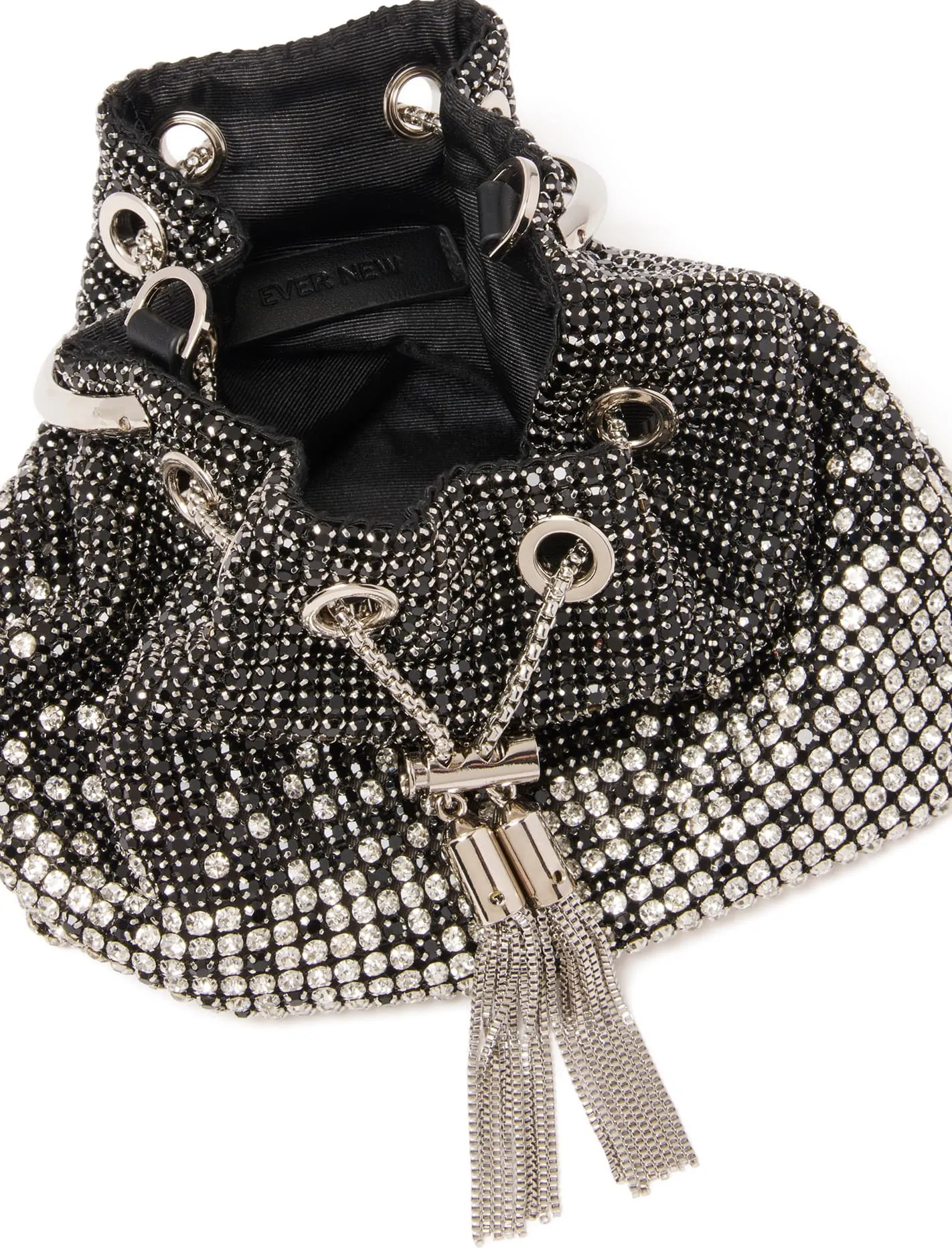 Skylah Sparkle Metal Handle Bag