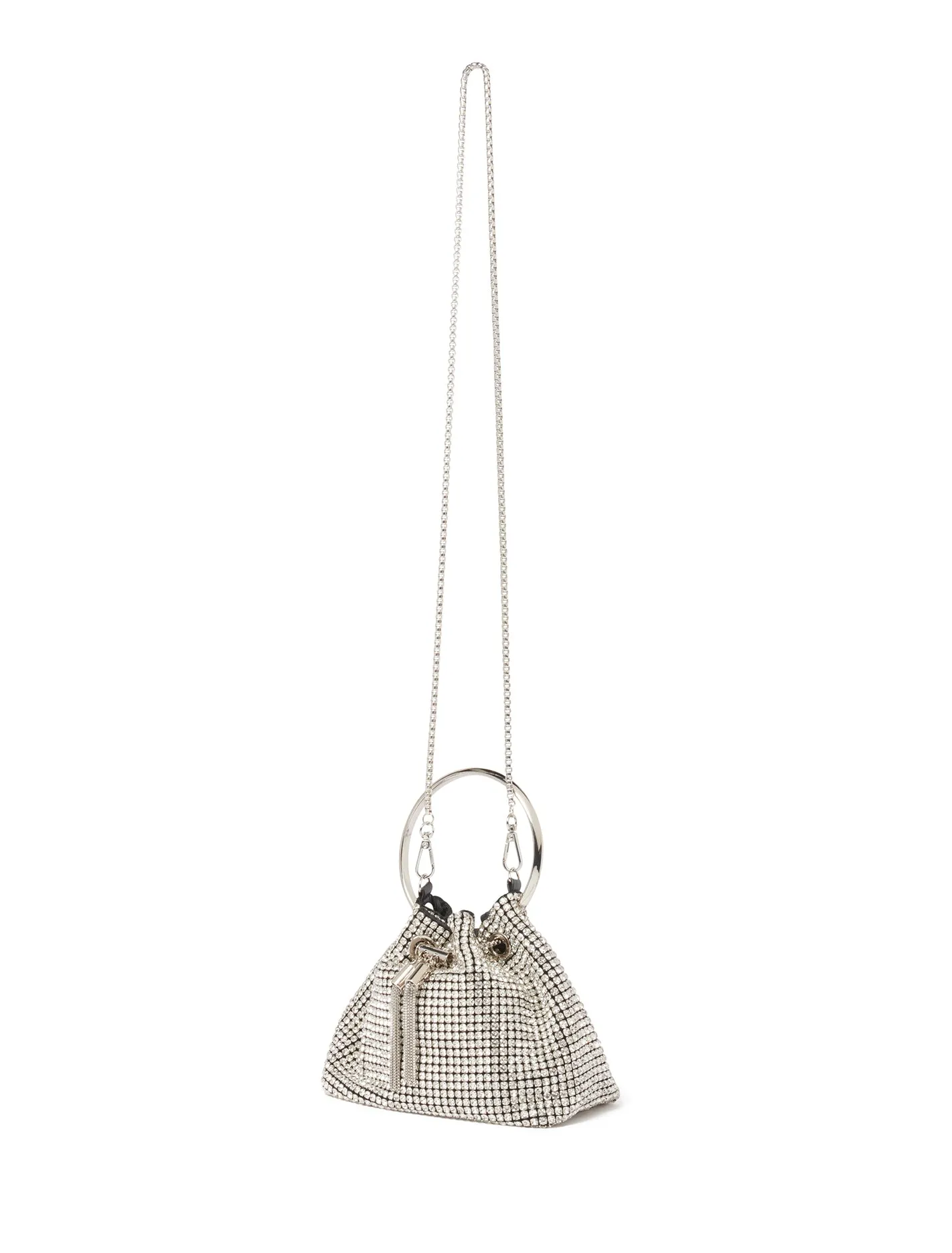 Skylah Sparkle Metal Handle Bag