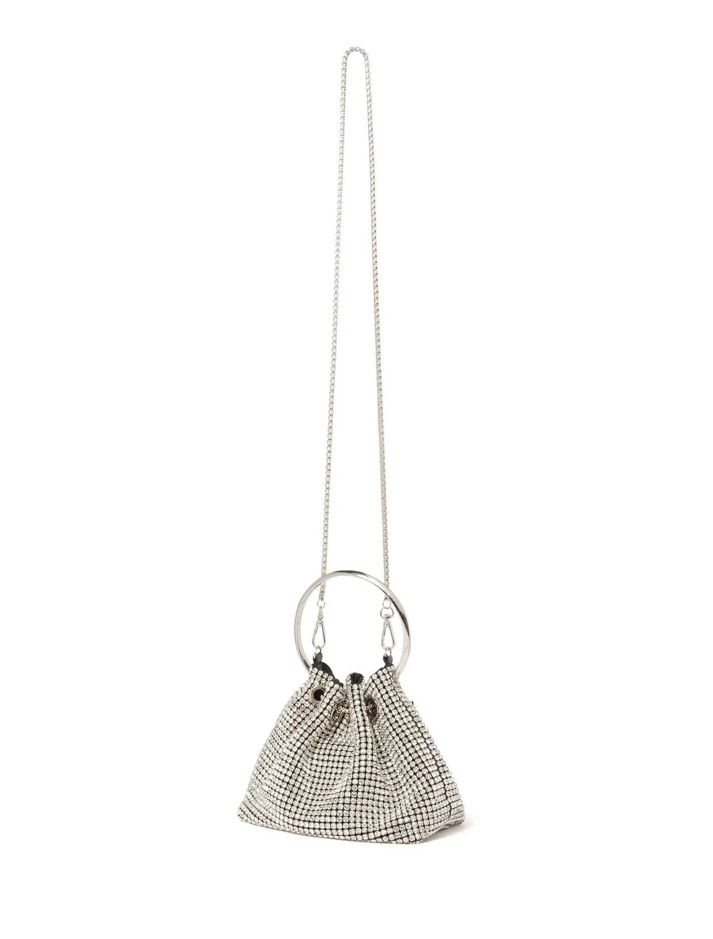 Skylah Sparkle Metal Handle Bag