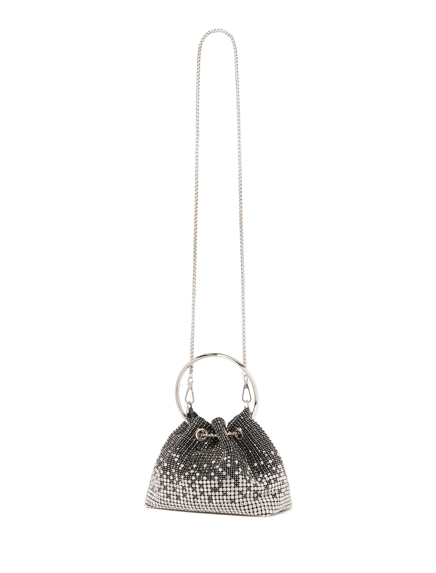 Skylah Sparkle Metal Handle Bag