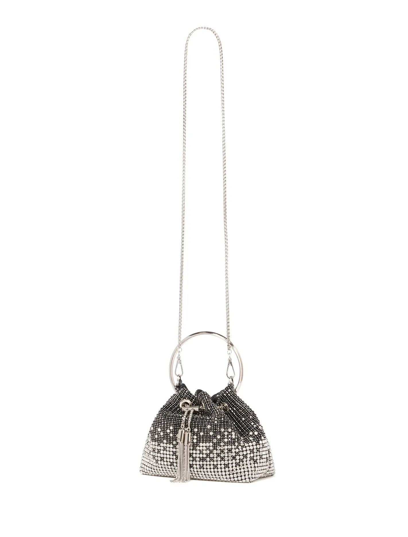 Skylah Sparkle Metal Handle Bag