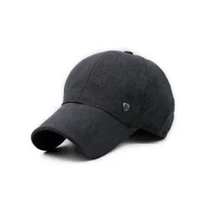 Solid Color Outdoor Baseball Cap - Dark Slate Blue