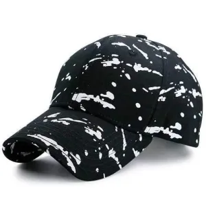 Spot Embellished Sunscreen Baseball Hat - Black