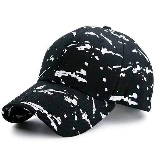 Spot Embellished Sunscreen Baseball Hat - Black