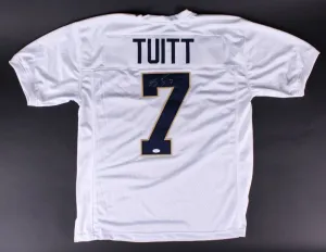 Stephon Tuitt Signed Notre Dame Fighting Irish Jersey (TSE COA) Defensive End