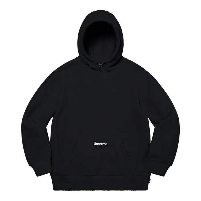 Supreme Polartec® Hooded Sweatshirt- Black