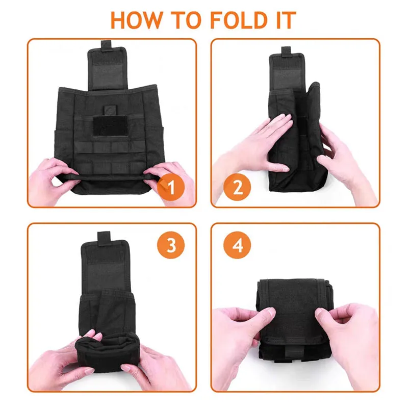 Tactical Foldable Dump Pouch: The Ultimate EDC Bag for Hunting