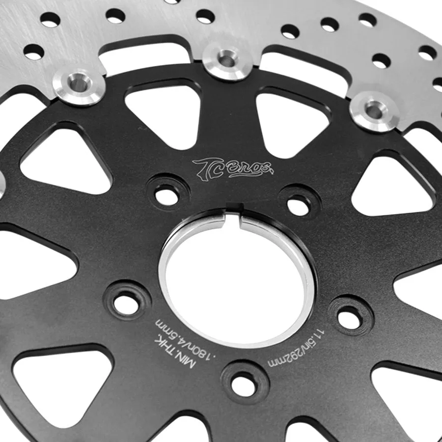TC Bros. 11.5in Rear Floating Brake rotor fits 1984-2022 Harley Models