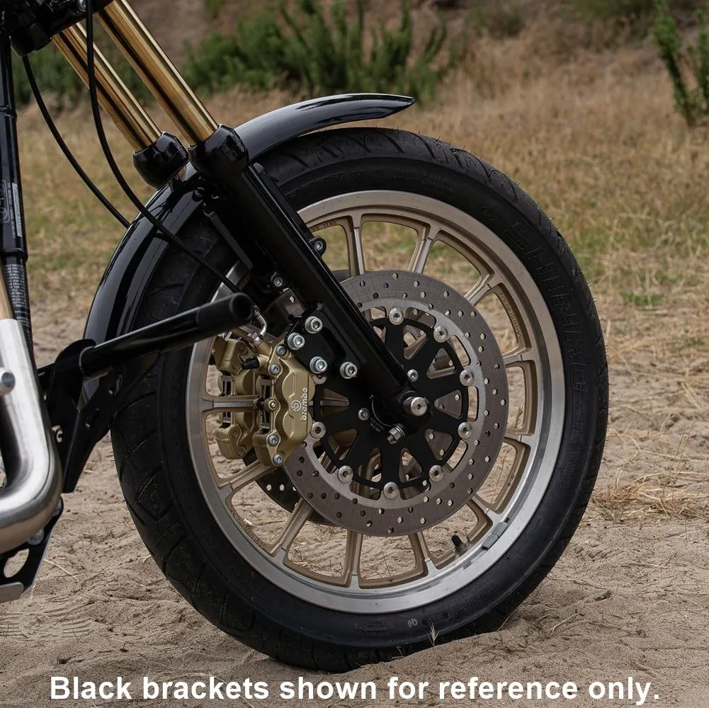 TC Bros. Axial Brembo Front RH Bracket 2008-2017 Harley 12.6in Rotor