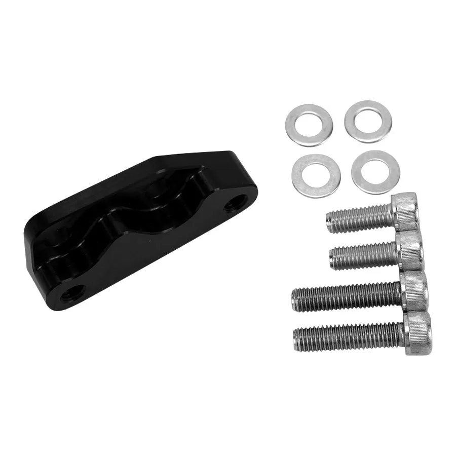 TC Bros. Black Axial Brembo Front RH Bracket 2000-2007 Harley 12.6in Rotor