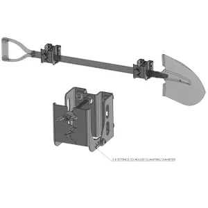 The Bush Company Shovel Mount Bracket