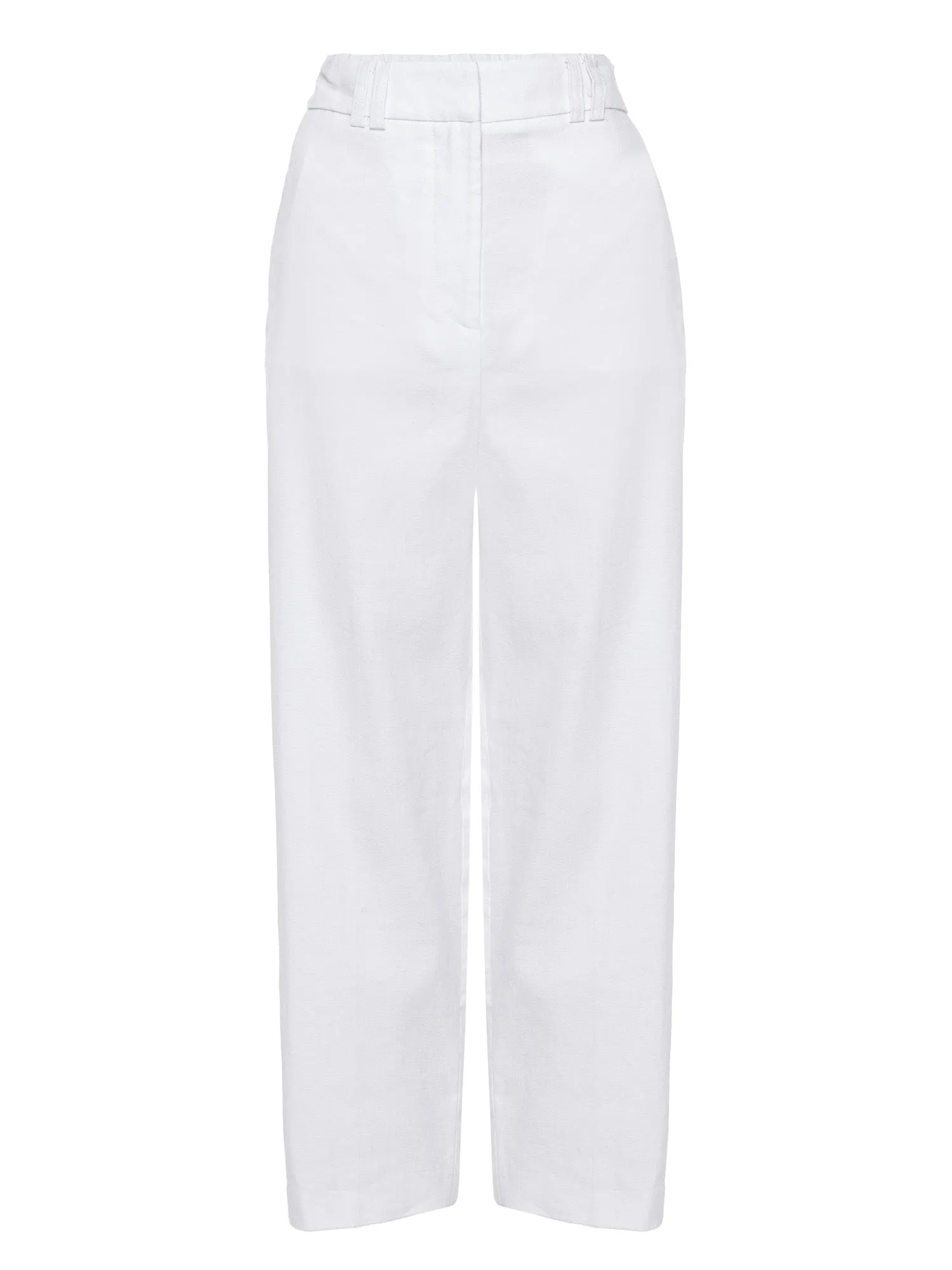The Talia Pant - Salt White