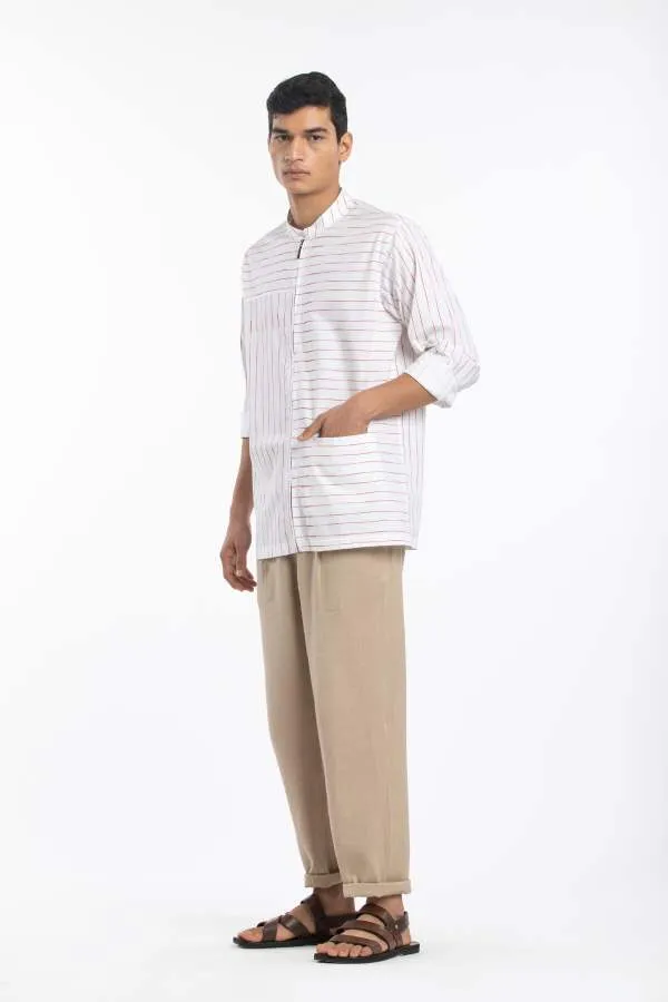 Three  I  Shacket Poplin