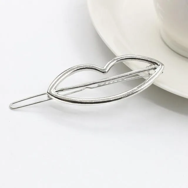 Triangle & Moon Hair Clips (9 Colors and Styles)