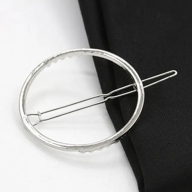 Triangle & Moon Hair Clips (9 Colors and Styles)