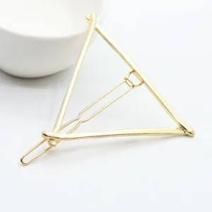 Triangle & Moon Hair Clips (9 Colors and Styles)
