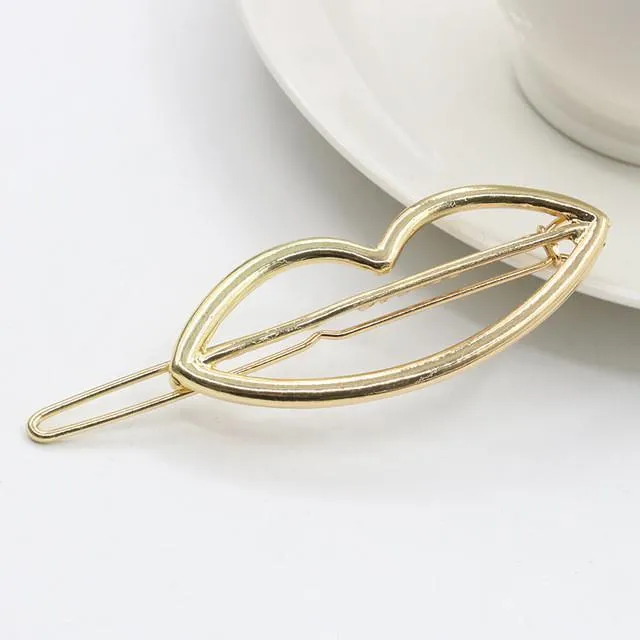 Triangle & Moon Hair Clips (9 Colors and Styles)