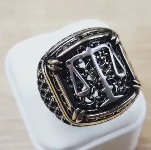 Turkish Handmade Jewelry 925 Sterling Silver Comet Desing Mens Rings
