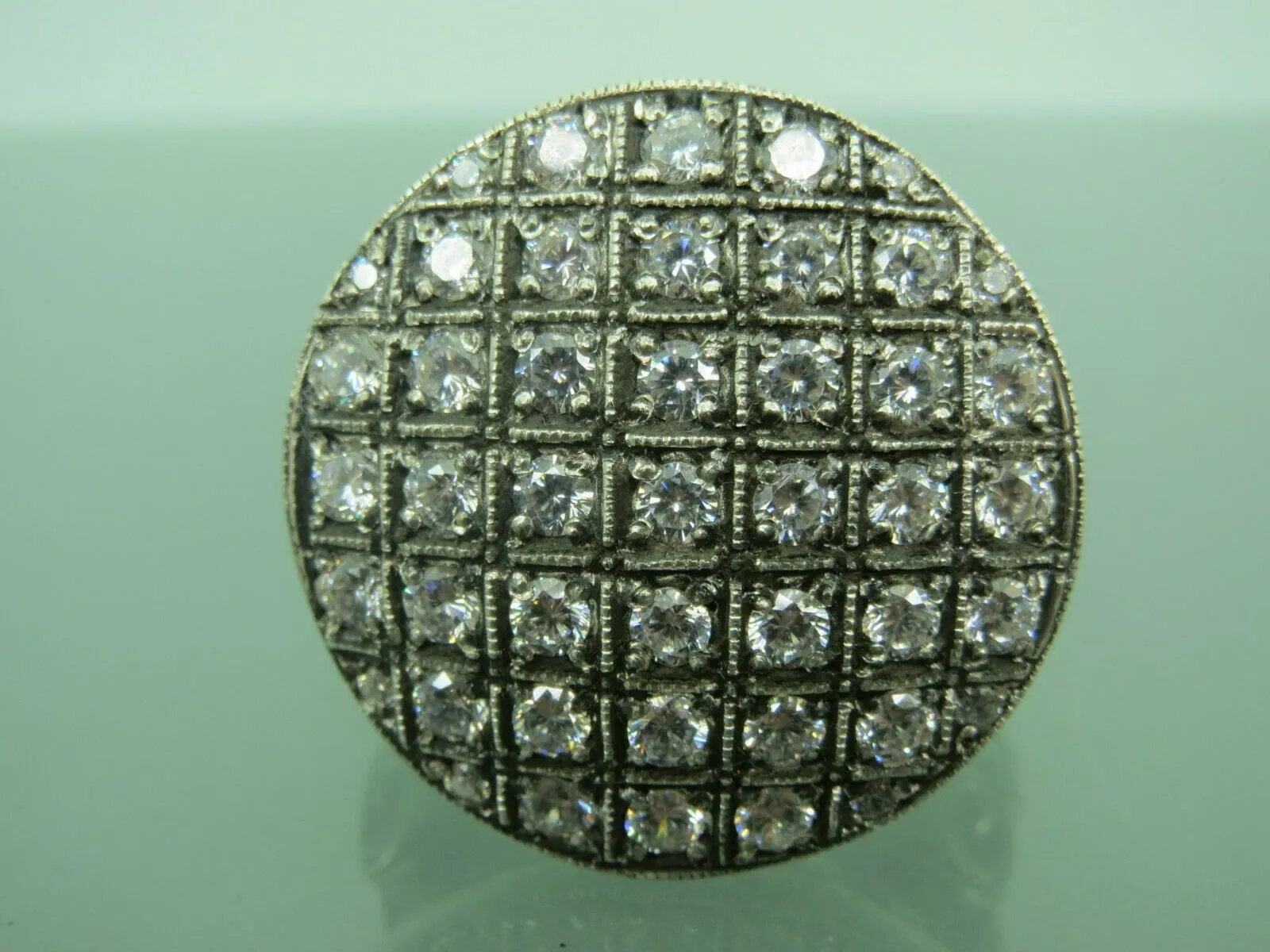 Turkish Handmade Jewelry 925 Sterling Silver Zircon Stone Mens Rings