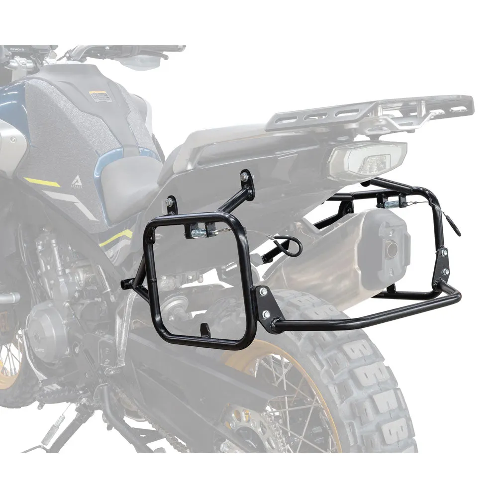Tusk Pannier Racks with Nelson Rigg Sierra Dry Saddlebags Black
