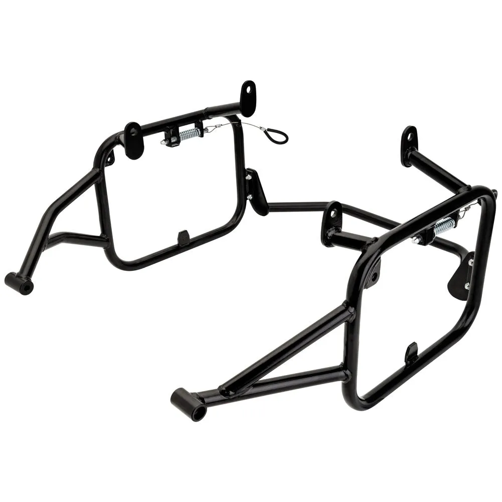 Tusk Pannier Racks with Nelson Rigg Sierra Dry Saddlebags Black