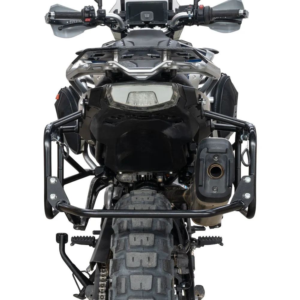 Tusk Pannier Racks with Nelson Rigg Sierra Dry Saddlebags Black