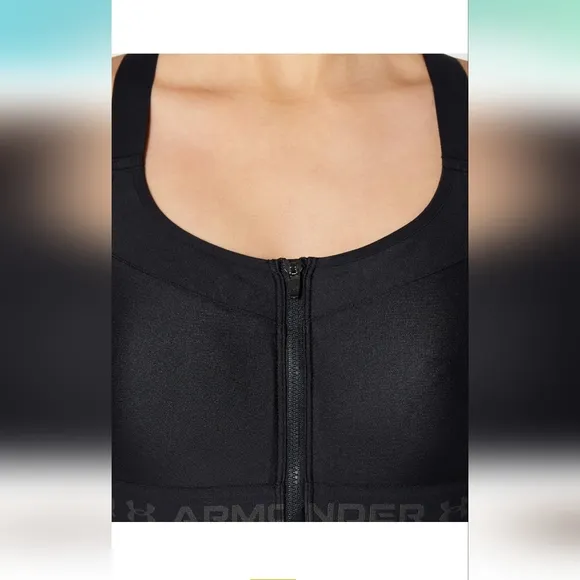 Under Armour 32DD Black sports bra