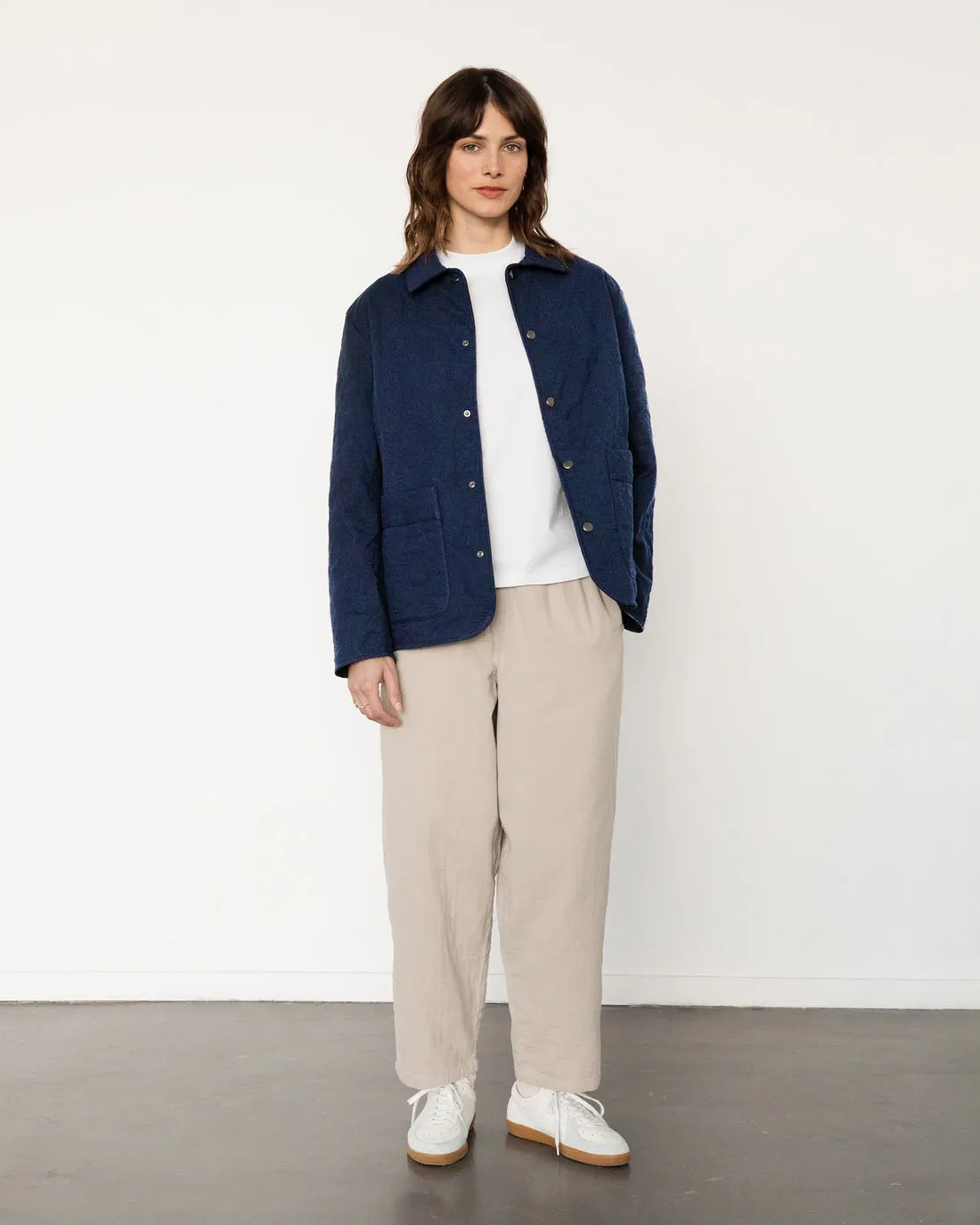 Unisex Light Quilt Jacket Dark Navy
