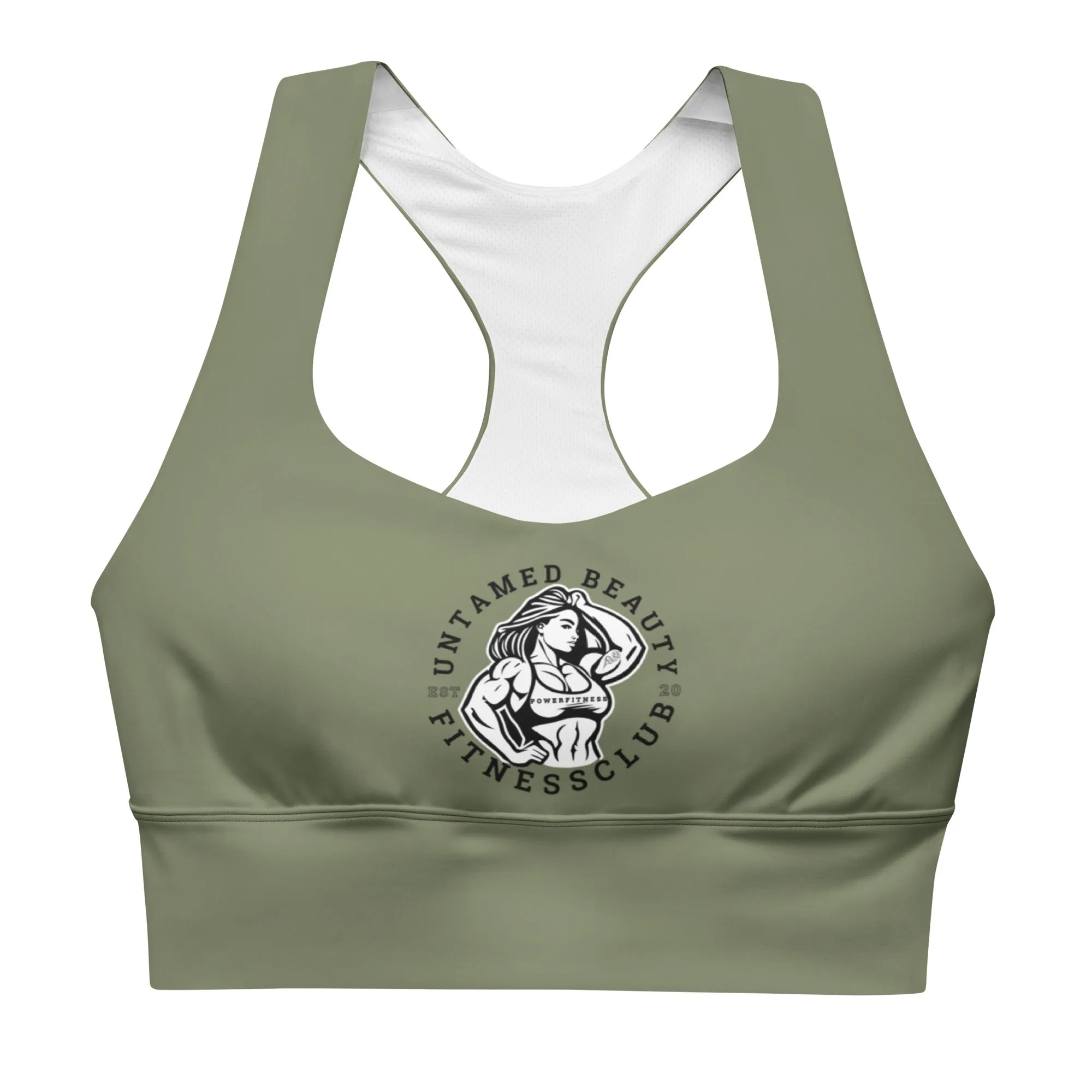 UNTAMED BEAUTY FITNESS CLUB - Longline sports bra