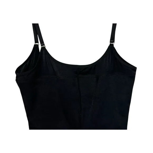 Vedette Stephanie Firm Compression Mid Thigh Full Body Shaper 206 Black Size 38