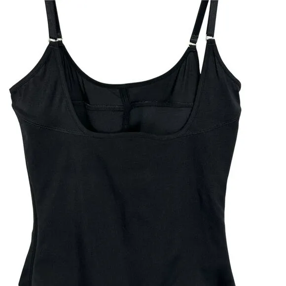 Vedette Stephanie Firm Compression Mid Thigh Full Body Shaper 206 Black Size 38