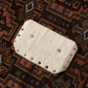 Vegan Faux Shearling Panel for The WEEK/END Crossbody Handbag