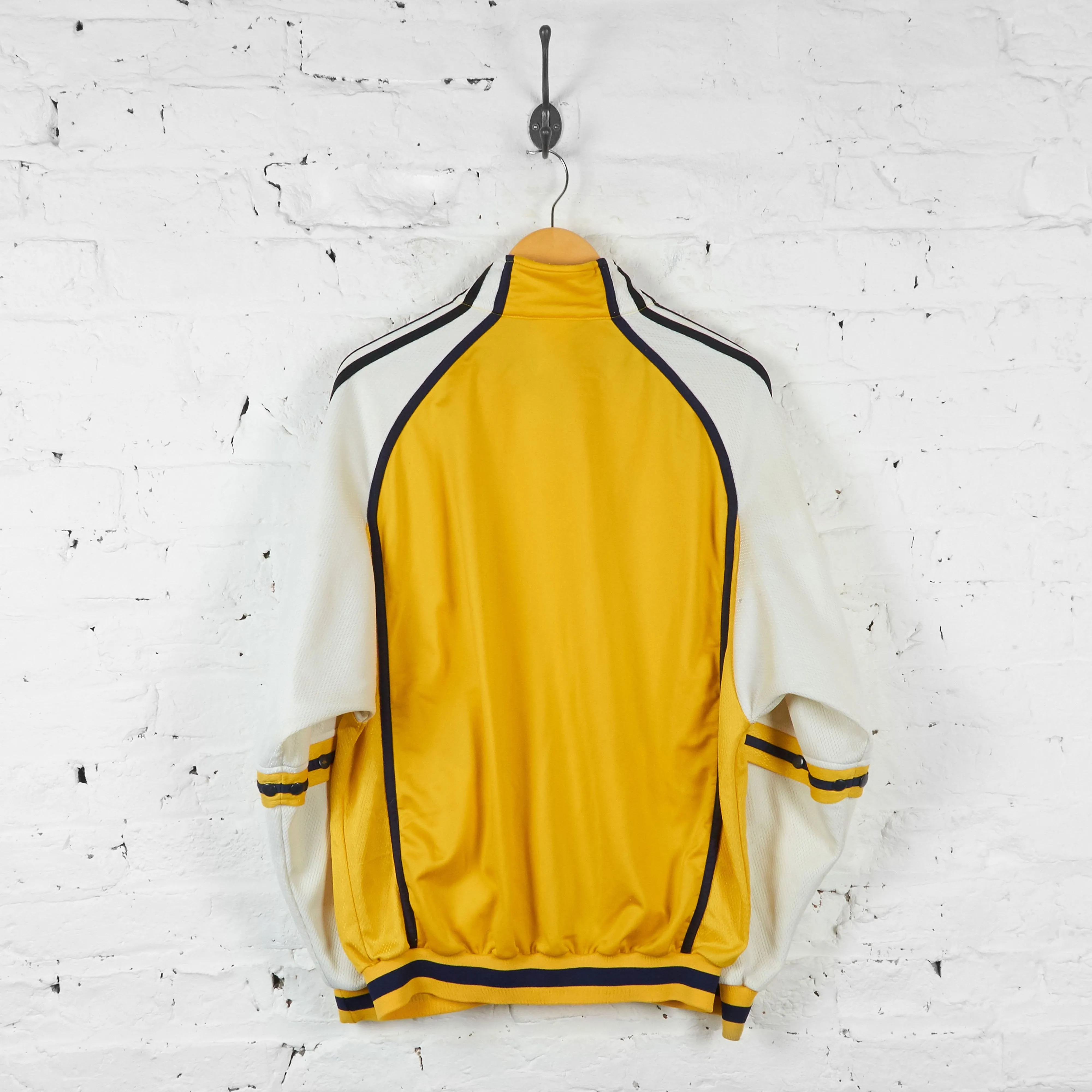Vintage Adidas Tracksuit Top - Yellow - M